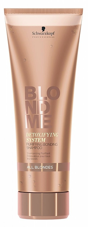 Reinigendes Shampoo für blondes Haar - Schwarzkopf BlondMe Detoxifying System Purifying Bonding Shampoo — Bild N1