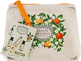 Düfte, Parfümerie und Kosmetik Set - Panier des Sens Travel set Orange Blossom (h/cr/30ml + sh/gel/50ml + b/lot/50ml + edt/3.5ml)