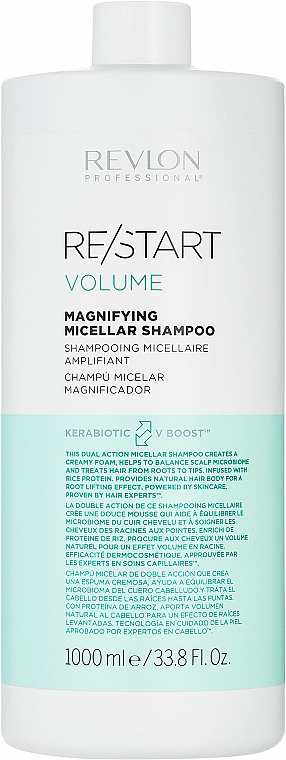 Mizellen-Shampoo für mehr Volumen - Revlon Professional Restart Volume Magnifying Micellar Shampoo — Bild N2
