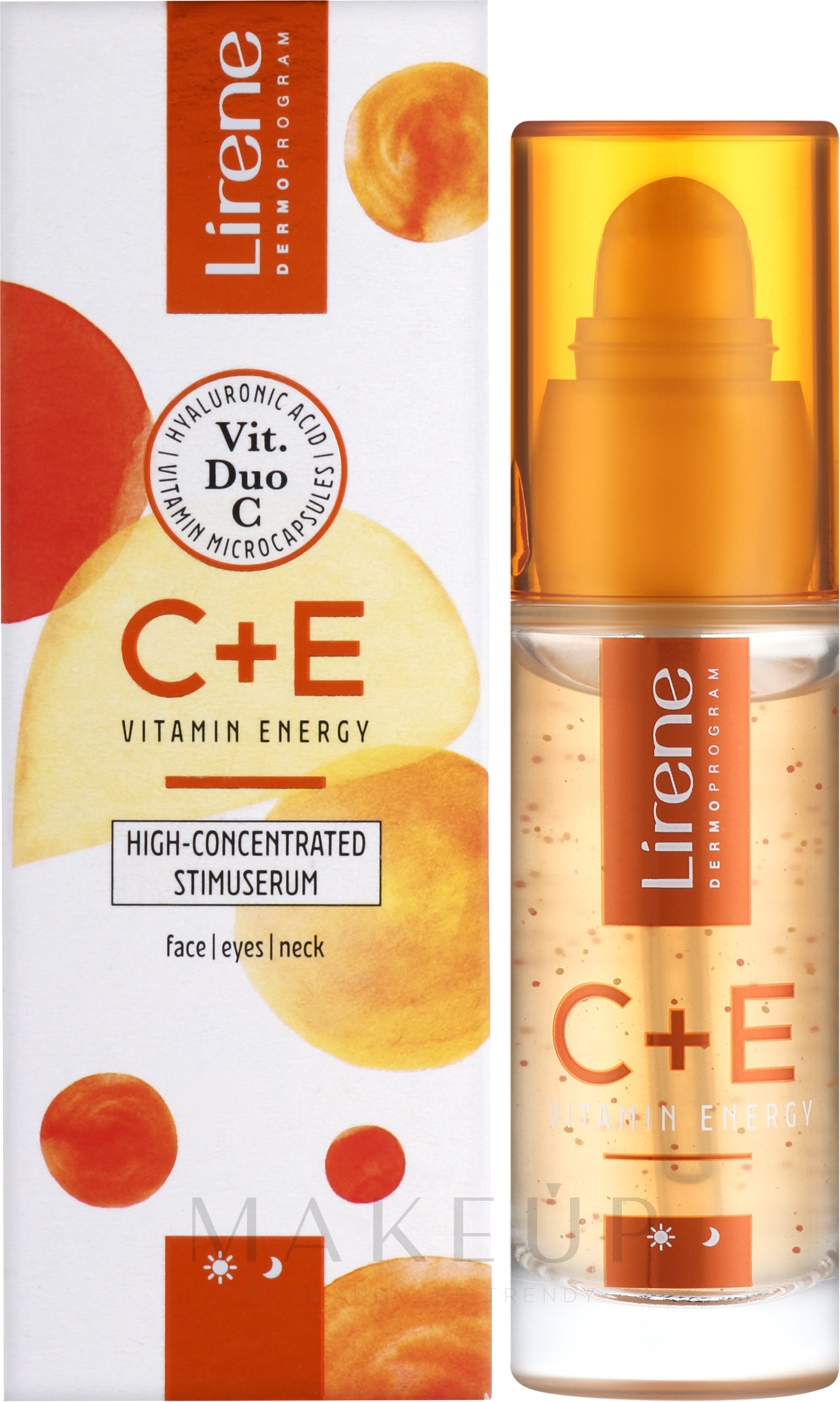 Konzentriertes Gesichtsserum mit Vitaminen - Lirene C+E Vitamin Energy Serum — Bild 30 ml