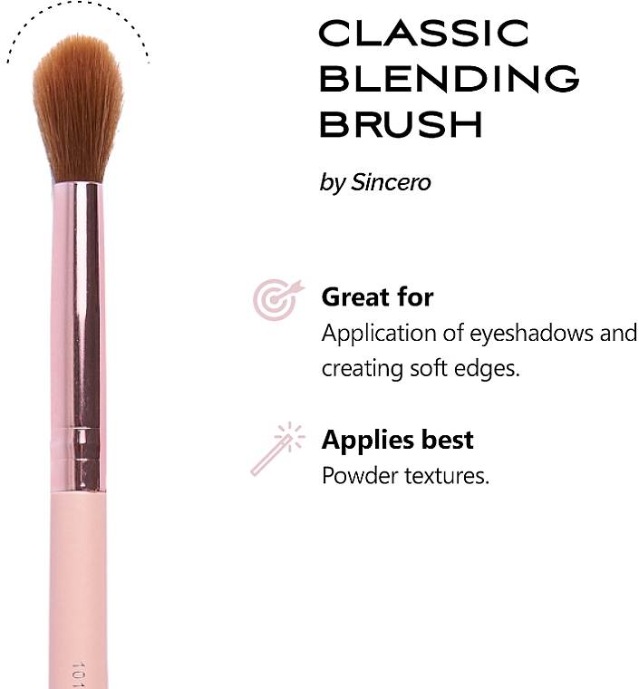 Blender-Pinsel - Sincero Salon Classic Blending Brush — Bild N2