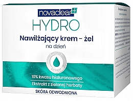 Düfte, Parfümerie und Kosmetik Feuchtigkeitsspendendes Tagescreme-Gel mit 10% Hyaluronsäure und Vitamin E - Novaclear Hydro Day Cream