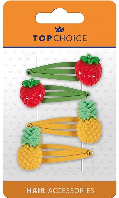 Klick-Klack Haarspange Erdbeere und Ananas 26690 - Top Choice — Bild N1