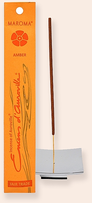 Räucherstäbchen Bernstein - Maroma Encens d'Auroville Stick Incense Amber — Bild N5