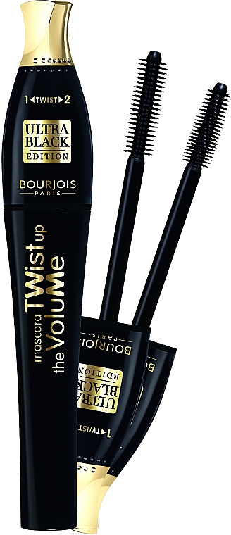 Wimperntusche - Bourjois Mascara Twist Up The Volume Ultra Black Edition — Bild N4