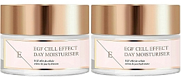 Gesichtspflegeset - Eclat Skin London EGF Cell Effect Day Moisturiser Set (Tagescreme 2x50ml) — Bild N1