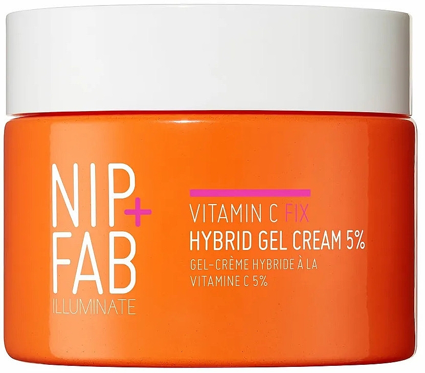 Gesichtsgel-Creme mit Vitamin C 5% - NIP+FAB Vitamin C Fix Hybrid Gel Cream 5% — Bild N1