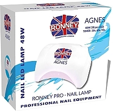 Düfte, Parfümerie und Kosmetik LED-Lampe für Nageldesign Agnes weiß - Ronney Profesional Agnes Pro LED 48W (GY-LED-032)