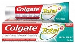 Düfte, Parfümerie und Kosmetik Zahnpasta - Colgate Total 12 Fresh Stripe Tooth