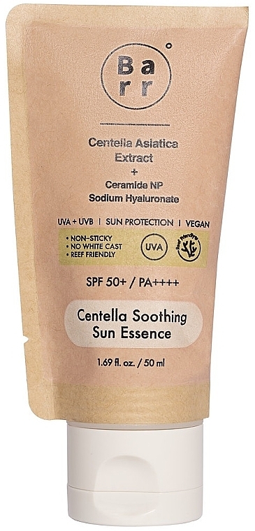 Sonnenschutzessenz mit Centella-Extrakt  - Barr Centella Smoothing Sun Essence SPF50+ PA++++  — Bild N1