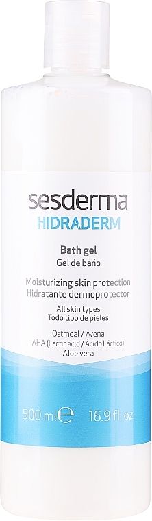 Feuchtigkeitsspendendes Duschgel mit AHA-Säuren und Aloe Vera - SesDerma Laboratories Hidraderm Body Wash — Bild N1