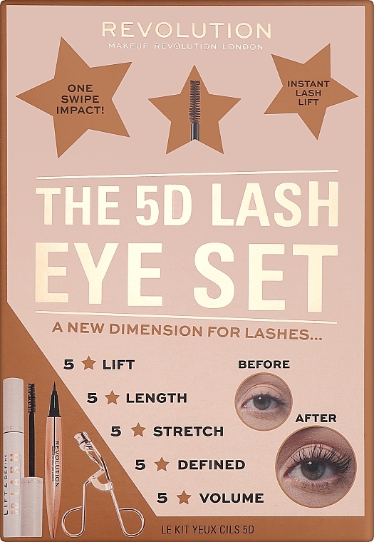 Makeup Revolution 5D Lash Eye Gift Set - Make-up Set — Bild N1