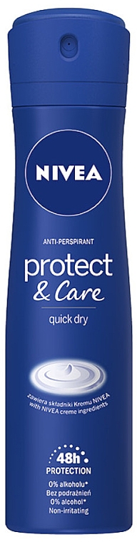 NIVEA Protect & Care Antyperspirant - Deospray Antitranspirant — Foto N1