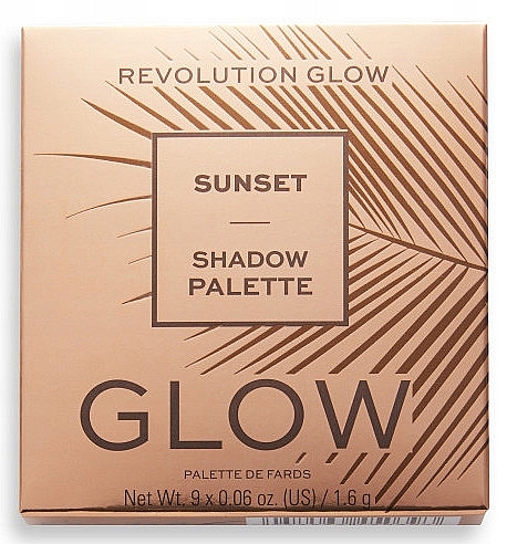 Lidschattenpalette - Makeup Revolution Glow Sunset Shadow Palette — Bild N1