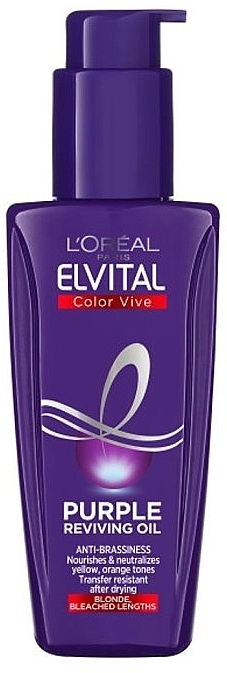 Haaröl - L'Oreal Paris Elvital Color Vive Purple Oil — Bild N1