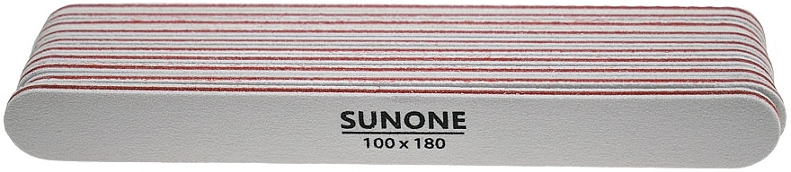 Nagelfeile 100/180 gerade 10 st. weiß - Sunone Nail File — Bild N3