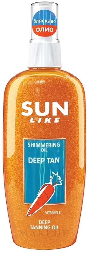Schimmerndes Bräunungsbeschleunigungsöl - Sun Like Shimmering Oil Deep Tan — Bild 150 ml