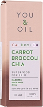 Düfte, Parfümerie und Kosmetik Gesichtsserum mit Karotte, Brokkoli und Chia - You & Oil Carrot, Broccoli, Chia, Superfood for Skin