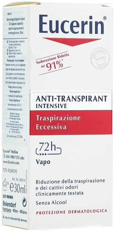 72h-Schutz Deospray Antitranspirant - Eucerin 72h Anti-Transpirant Intensive Pump Spray — Bild N3