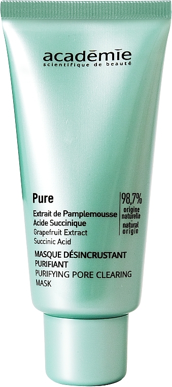 Porenreinigende Maske mit Grapefruitextrakt - Academie Pure Purifying Pore Clearing Mask  — Bild N1