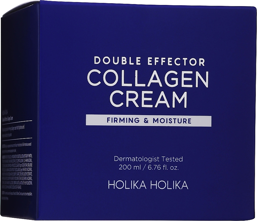 Kollagen-Gesichtscreme mit feuchtigkeitsspendender und straffender Wirkung - Holika Holika Double Effector Collagen Cream — Bild N3