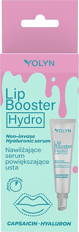 Feuchtigkeitsspendendes Lippenserum - Yolyn Lip Booster Hydro  — Bild N1