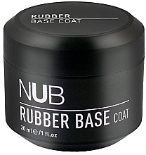 Gummibasis für Gellack für Nägel - NUB Rubber Base Coat — Bild N1