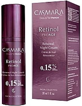 Regenerierende Nachtcreme mit Retinol 0,3 % - Casmara Retinol Proage Renewal Night Cream — Bild N2