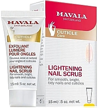 Düfte, Parfümerie und Kosmetik Aufhellendes Nagelpeeling - Mavala Cuticle Care Lightening Nail Scrub