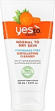 Düfte, Parfümerie und Kosmetik Sanfter Gesichtsreiniger - Yes To Carrots Exfoliating Cleanser Fragrance Free