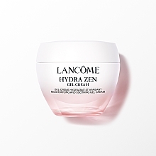 Feuchtigkeitsspendende und beruhigende Gesichtsgel-Creme mit Hyaluronsäure und Rosenextrakt - Lancome Hydra Zen Gel Cream — Bild N2