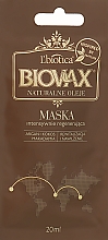Düfte, Parfümerie und Kosmetik Haarmaske mit Kokos und Argan - Biovax Natural Hair Mask Intensive Regenerat (Probe)