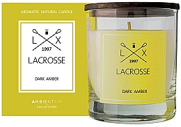 Düfte, Parfümerie und Kosmetik Duftkerze - Ambientair Lacrosse Dark Amber Candle