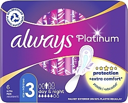 Damenbinden für die Nacht 6 St. - Always Platinum Ultra Night — Foto N1