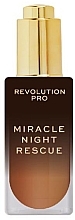 Düfte, Parfümerie und Kosmetik Nachtgesichtsserum - Revolution Pro Miracle Night Rescue Serum Advanced Complex 