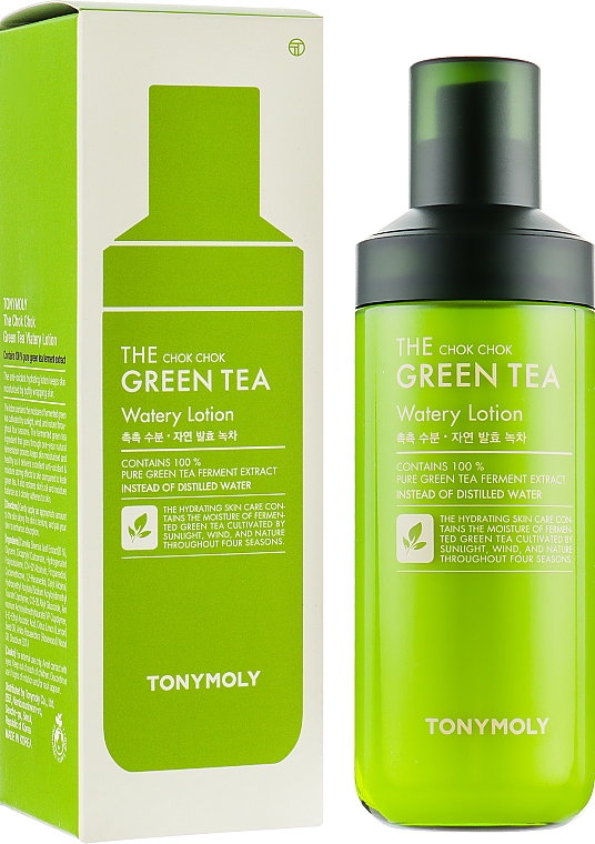 Gesichtslotion - Tony Moly The Chok Chok Green Tea Watery Lotion — Bild N1