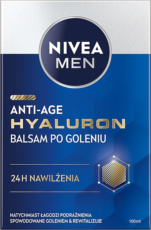 Anti-Aging-After-Shave-Balsam mit Hyaluronsäure - Nivea Men Anti-Age Hyaluronic After Shave Balm — Bild N1