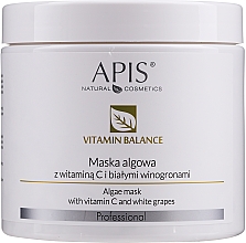 Alginatmaske für das Gesicht mit Vitamin C und weißer Weintraube - APIS Professional Vitamin-Balance Algae Mask — Foto N3