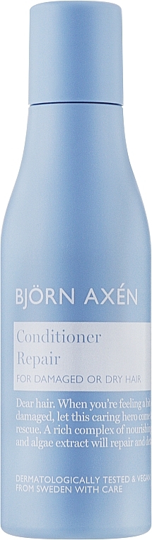 Revitalisierende Spülung für trockenes und geschädigtes Haar - BjOrn AxEn Repair Conditioner — Bild N1