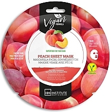 Gesichtsmaske für trockene Haut - IDC Institute Peach Sheet Mask  — Bild N1