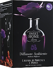 Düfte, Parfümerie und Kosmetik Raumerfrischer Lavendel & Pfingstrose - Sweet Home Collection Lavender Of Provence & Peony Perfumed Diffuser