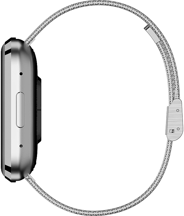 Smartwatch silbernes Metall - Garett Smartwatch GRC STYLE Silver Steel  — Bild N4
