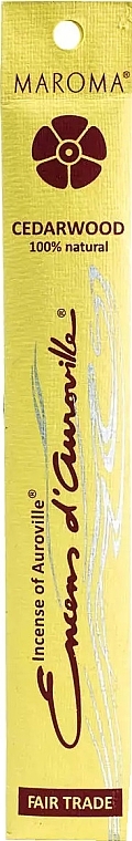 Räucherstäbchen Zeder - Maroma Encens d'Auroville Stick Incense Cedarwood — Bild N1