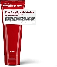 Düfte, Parfümerie und Kosmetik Gesichtscreme - Recipe For Men Ultra Sensitive Moisturizer