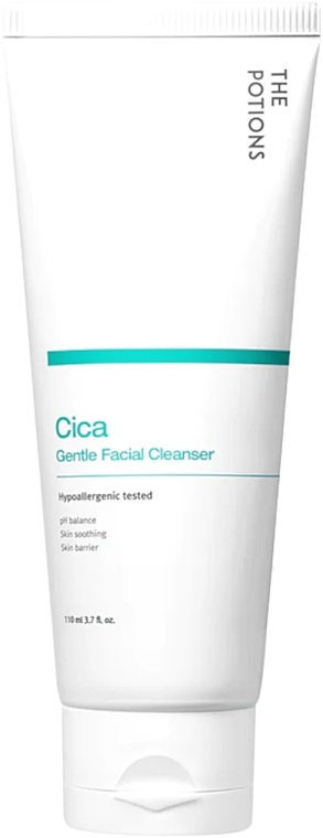 Leichte Gesichtsreinigungsflüssigkeit - The Potions Cica Gentle Facial Cleanser — Bild N1