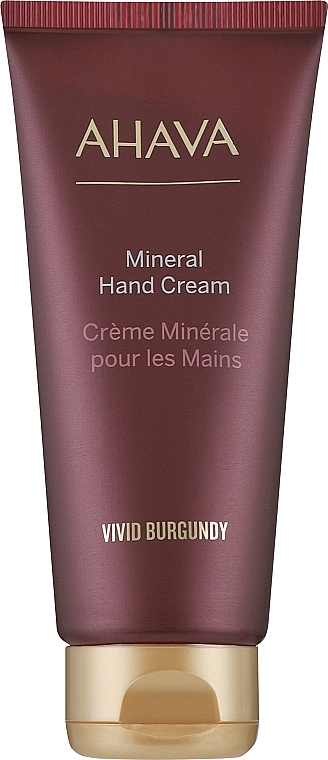 Handcreme - Ahava Vivid Burgundy Mineral Hand Cream — Bild N1