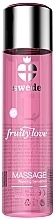 Massagegel Schaumwein mit Erdbeeren - Swede Fruity Love Massage Warming Sensation Sparkling Strawberry Wine — Bild N2