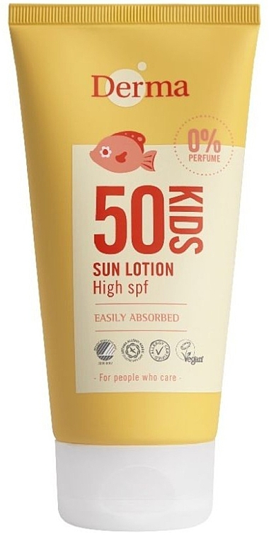 Sonnenschutzlotion für Babys mit hohem Schutzgrad - Derma Kids Sun Lotion High SPF 50 — Bild N1