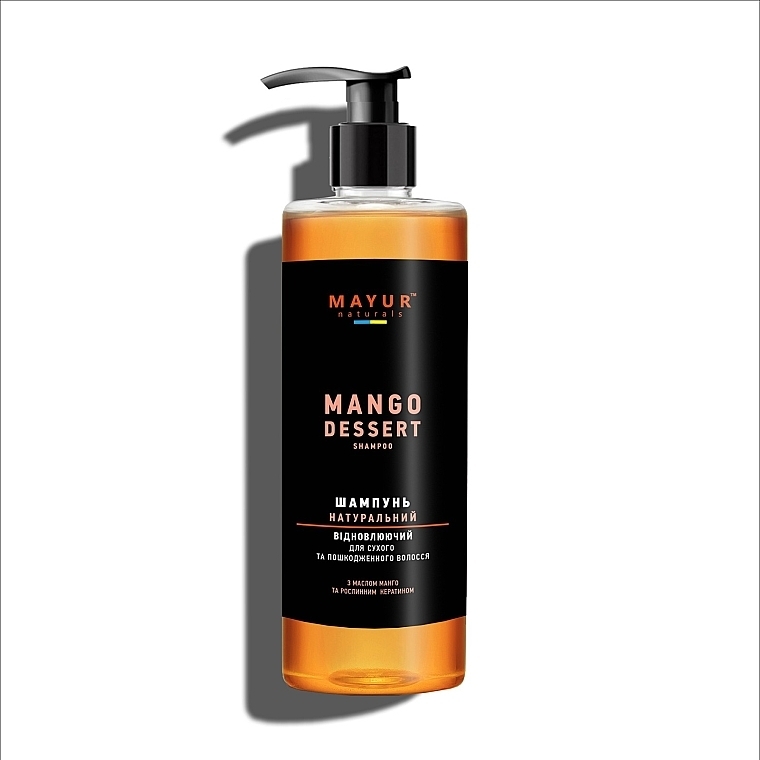 Revitalisierendes natürliches Shampoo für trockenes und geschädigtes Haar mit Mango - Mayur — Bild N2