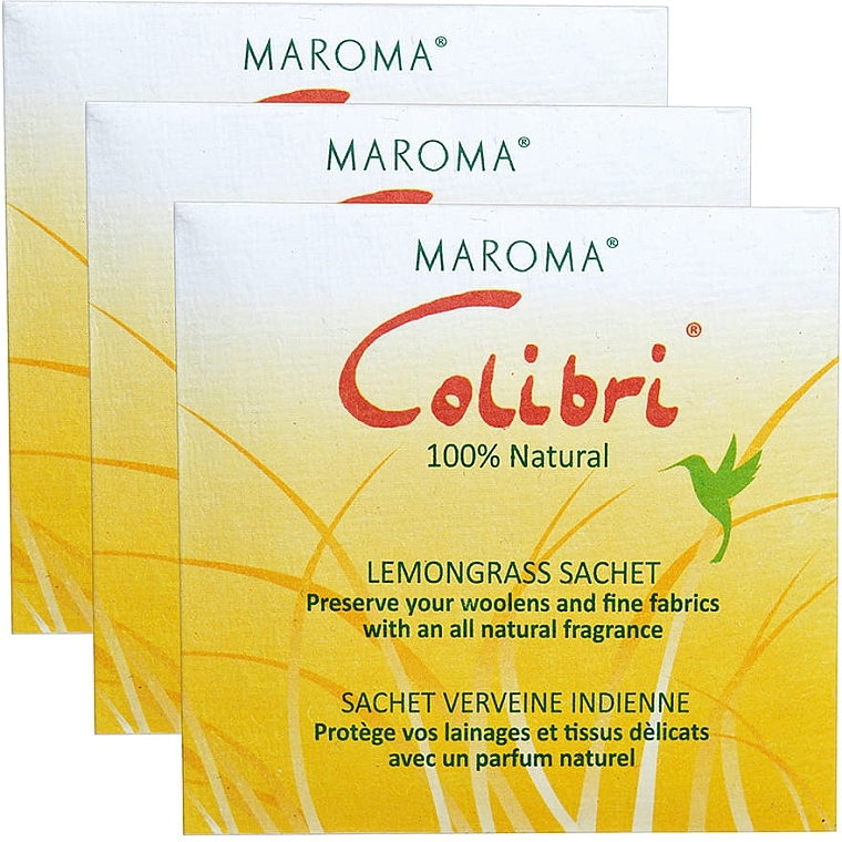 Aromasäckchen Zitronengras - Maroma Colibri Square Sachet Lemongrass — Bild N1